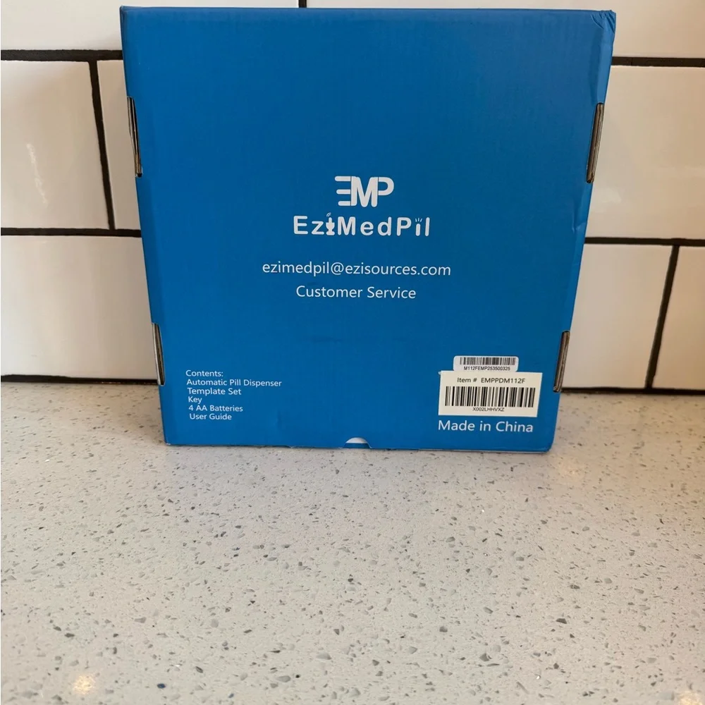 NIB EziMedPil 28-Day Automatic Pill Dispenser w/ Alarm
